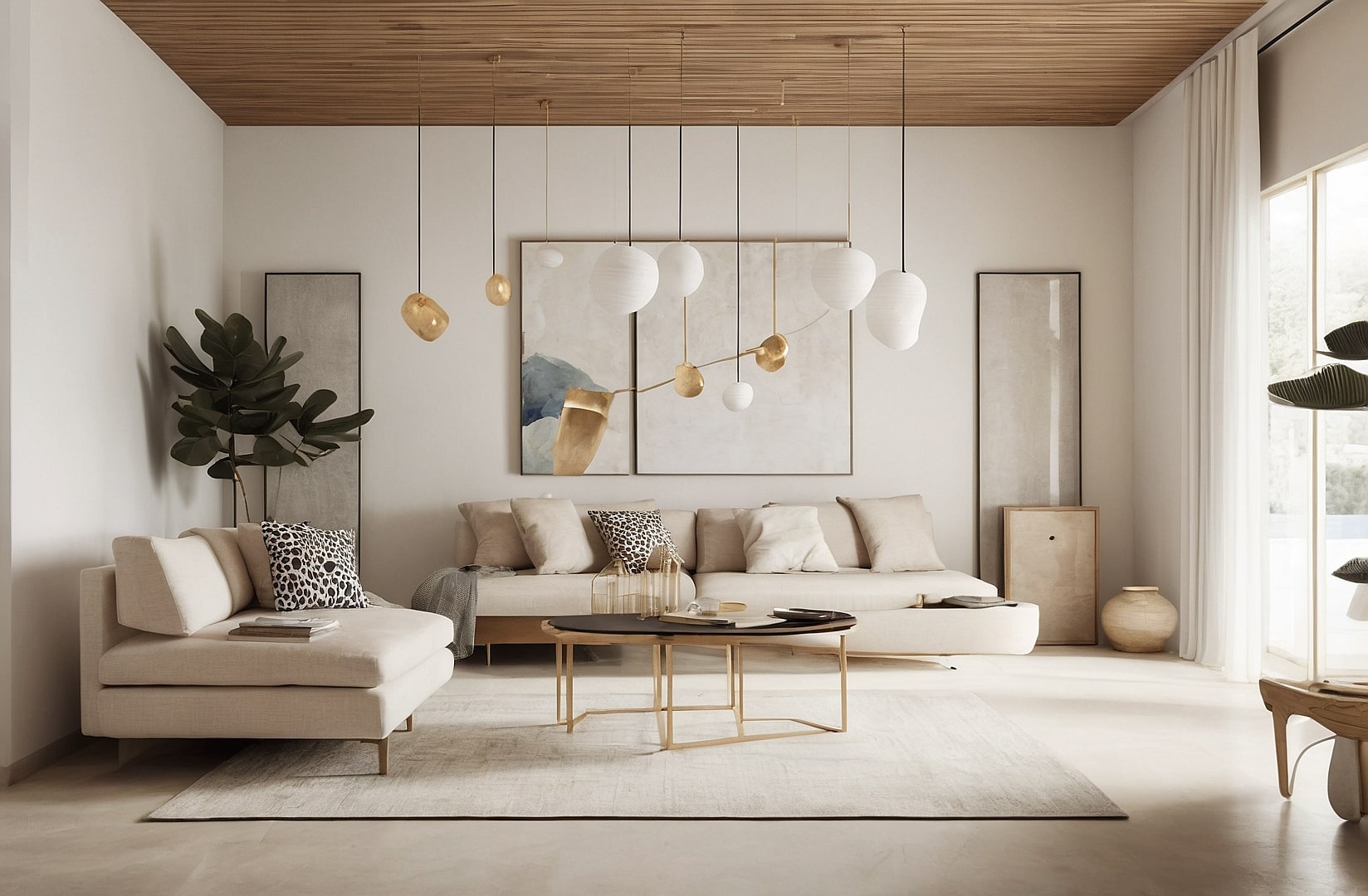Interior minimalista y sofisticado