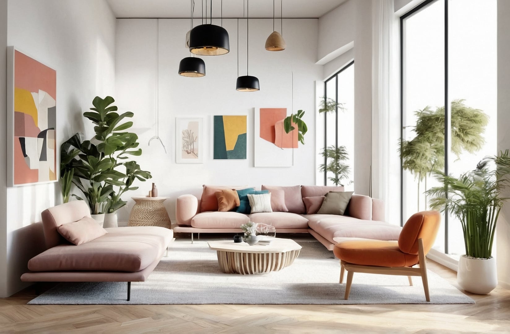 Decoración creativa para living